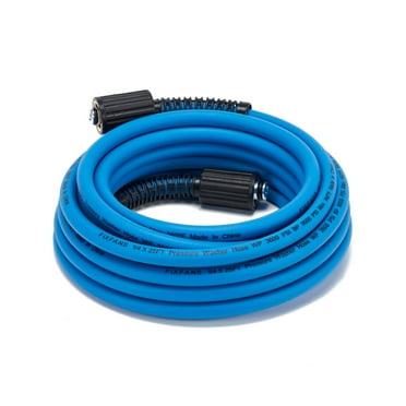 Pressure Washer Hose – 1/4" X 25 FT High Power Washer Extension Hose – Kink & Wear Resistant High Pressure Hose for Replacement – Compatible with M22 Fittings – 3600PSI