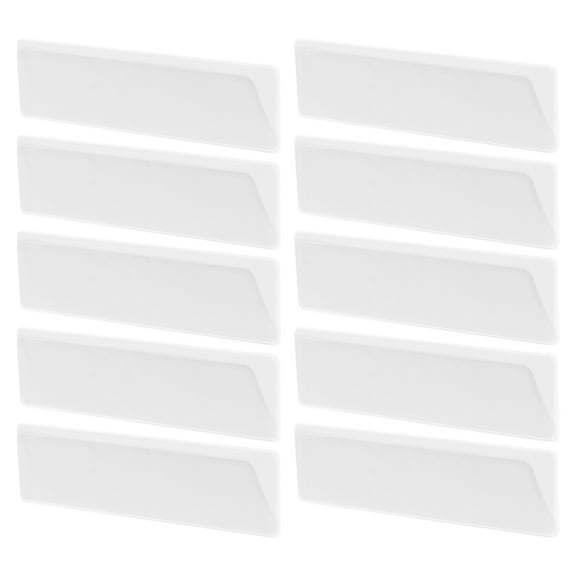 OFFIGAM PVC Magnetic Card Holders 10 Set Clear Label Management Inventory Organization Transparent