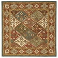 thumbnail image 6 of SAFAVIEH Heritage Abbey Traditional Wool Area Rug, Green/Red, 7'6" x 9'6", 6 of 10