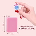 thumbnail image 5 of American Mahjong Tile Set with 166 Pink Back Tiles, Mahjong Game Set, 5 of 9