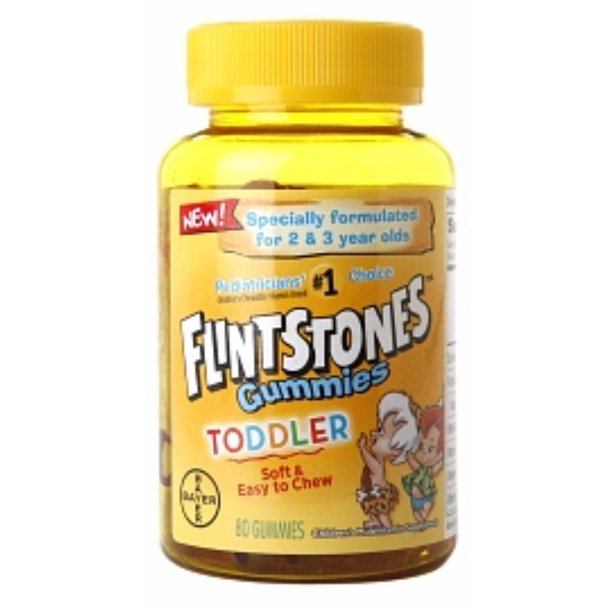 Flintstones Toddler Multivitamin Gummies 80 ea (Pack of 6) Walmart