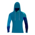 thumbnail image 3 of sususu Rash Guard for Men Hooded Lightweight T Shirts Long Sleeve Hiking Blue XXL, 3 of 3