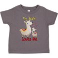 thumbnail image 3 of Inktastic My Aunt Loves Me Llama Boys or Girls Toddler T-Shirt, 3 of 5
