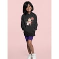 thumbnail image 2 of Christmas Girl And Penguin Hoodie Juniors -Image by Shutterstock,  x-Large, 2 of 4