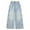 Z28-Blue, variant on Wide Leg Jeans for Girls Bow/Heart/Star Print Baggy Plain Denim Pants Loose Straight Leg Girls Jeans Casual Trousers Cute Peppy Clothes for Kids Teens Valentines Gifts for Kids Classroom