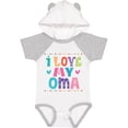 thumbnail image 3 of Inktastic I Love My Oma Granddaughter Girls Baby Bodysuit, 3 of 5