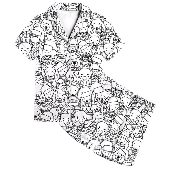 Luvoko Christmas Clothes for Boys Fall Girl Toddler Clothes Cute Girls Clothes Baby Girls Footed Pajamas A Clothes Dog Pajamas Girls Boy Clothes Pajamas for Teen Girls Baby Boy Clothes Set Baby Winter