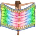 thumbnail image 5 of HAPPY BAY Chiffon Women Beach Wrap Summer Bikini Wraps Sarong Sheer Cover Ups for Swimwear One Size Multi, Allover, 5 of 5