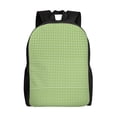 thumbnail image 1 of Fotbe Green Gingham Travel Laptop Backpack, Business Slim Sturdy Laptops Backpack, Water Resistant College School Computer Bag Gift Fits 15.6 Inch Notebook, 1 of 8