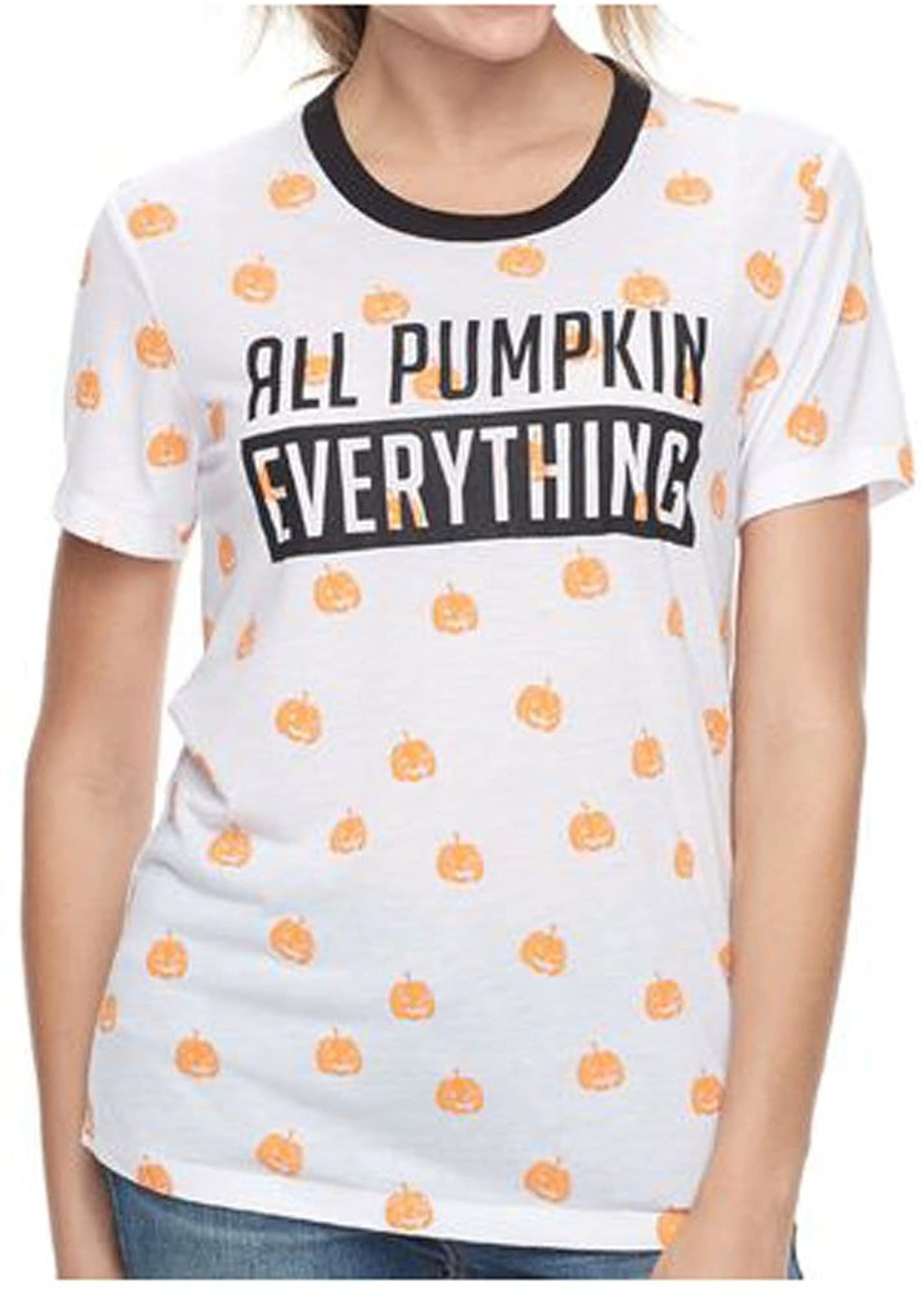 pumpkin crew neck