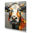 thumbnail image 2 of Designart "Urban Pop Art With A Cow I" Animals Cow Canvas Wall Art, 2 of 7