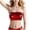 Red, variant on Tube Tops for Women Soft Shiny Metallic Strapless Crop Tops Ideal for Show & Stage Wear