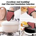 thumbnail image 7 of Pofeuu Stripes Red White Print Thickened Mini Silicone Oven Mitts Heat Resistant, Rubber Oven Mitt Gloves, Finger Pinch Grips, Pot Holder, Silicone Potholder, 7 of 7