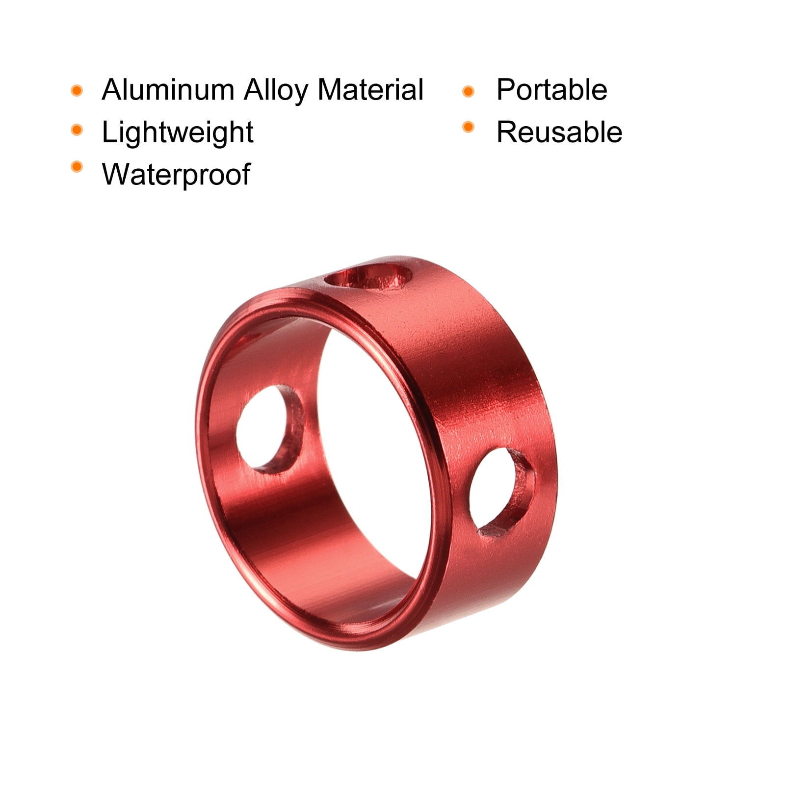 Unique Bargains Aluminum Tent Rope Ring Tensioner Adjuster