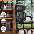 thumbnail image 4 of Homezeer XL XXL Ergonomic Office Chair, High Back Executive Reclining, 400lbs Capacity, Black, 4 of 10