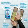 thumbnail image 2 of Sprayway Glass Cleaner Wipes - Ammonia-Free, Pre-Moistened - 20ct, Pack of 6 — Household & Commercial Use, Effective Formula, 2 of 3