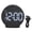 Black, White, variant on Suodoka 4 Inch LED Alarm Clock Multifunction Innovative 12 24H Time Display 3 Level Brightness Electric Alarm Clock for Home Travel Black Case, White Font 2.5x1.4x3.9 in / 6.4x3.5x10 cm[cite: 1]