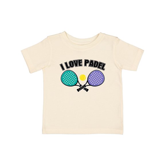 Inktastic I Love Padel Sports Quote Girls Baby T-Shirt