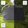thumbnail image 5 of Ainfox 8 x 8 ft Pop up Canopy Tent with One Sidewall,Instant Slant Outdoor Gazebo for Beach, Sun Shade,Outdoor Activies,Gray, 5 of 7
