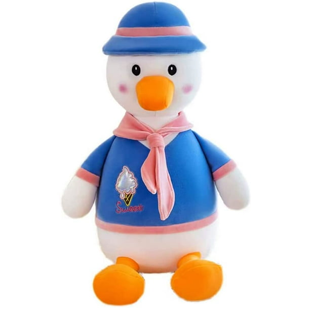 Divertida almohada de peluche de pato, juguete de peluche ultrasuave, adorable almohada de peluche de pato para niños, juguete de peluche para niños, regalos para cumpleaños, decoración de la habitac