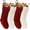 4p-2red+2white, variant on Christmas Stockings 4 Pack 18 Inches Large Size Knitted Stocking Christmas Decorations for Family Holiday Party Decor