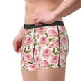 thumbnail image 2 of Uemuo Rose Flowers Pattern Men's Boxer Briefs,Trunk Anti-Chafing,Comfortable, Durable, and Stylish Underwear-Medium, 2 of 9