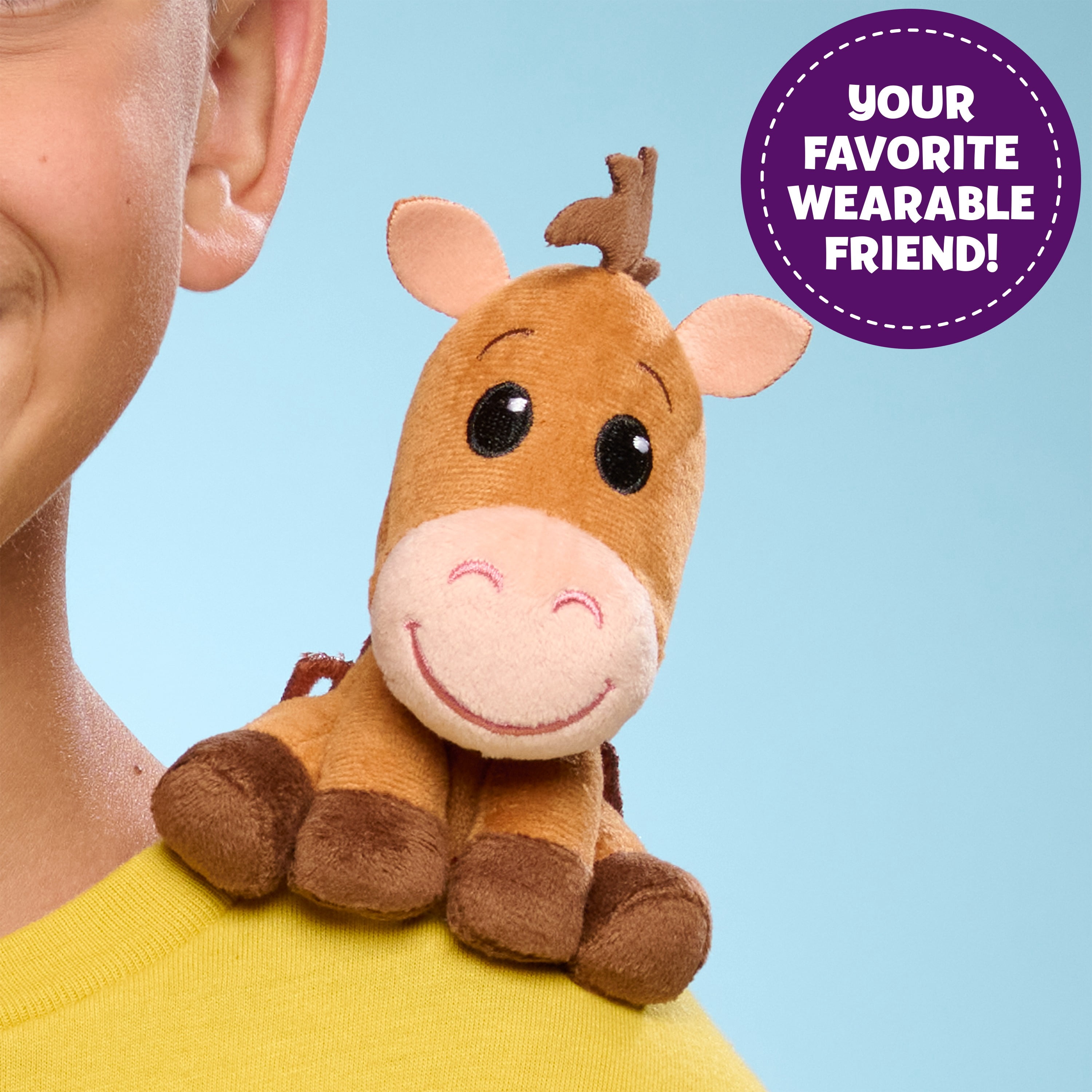 Disney Toy Story Perch'd Bullseye Plush, Collectible 4" Plush, for Boys and Girls Ages 3 and up
