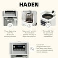 thumbnail image 4 of Haden Generous Brew 14 Cup Programmable Digital Coffee Maker, Ivory/Chrome, 4 of 10