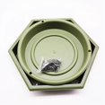 thumbnail image 3 of Hanging Bird Feeder Tray with Water Draining Plastic Bird Bath Tray & Feeder No Tilting Bird Feeder, 3 of 5