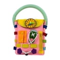 thumbnail image 3 of Ocupado Tablero Mochila para niños pequeños Bolsa de actividades sensoriales Actividad de aprendizaje Juguete Juego cognitivo Juguetes para Rosa, 3 of 8