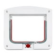 thumbnail image 4 of Fiudx Puerta Mascotas, Puerta para Perros En Cerradura Inteligente, Entrada para Gatos En Tiras de Cepillo Resistentes a La Intemperatura, Puerta de Profundidad Túnel Ajustable, Interior Interiores y, 4 of 5