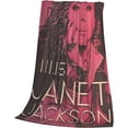 thumbnail image 3 of Janet Music Jacksson Flannel Blanket Air Conditioning Blanket Nap Blanket Sofa Throw Blanket Throw Blankets 50"X40", 3 of 6