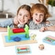 thumbnail image 1 of Bebé de Montessori Material didáctico sensorial Ejercicio de pensamiento Educación divertida Juguetes preescolares de jardín de infantes Baoblaze Juego de rompecabezas, 1 of 8