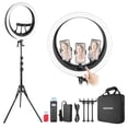 thumbnail image 1 of Neewer Rp18h Anillo De Luz Led 19 3 Soportes Para Teléfono, 1 of 6