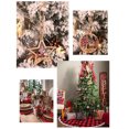 thumbnail image 3 of Matsuzay 6 piezas de piezas de de Navidad Kit de colgantes pintura colorida adornos colgantes redondos accesorios de bricolaje colgador Kits de decoración para fiestas Verde, 3 of 6