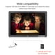 thumbnail image 2 of Andoer 17" Digital Photo Frame 1080P Resolution Electronic Picture Frame MP3 MP4 Video Player Clock Calendar with Remote Control, 2 of 5