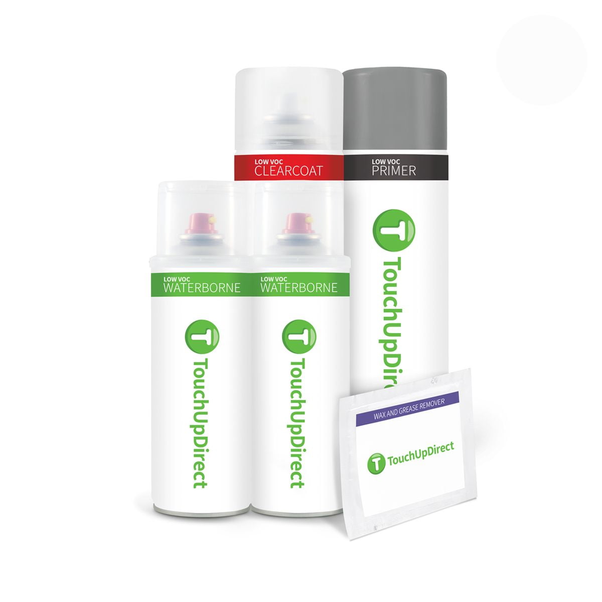 Volvo Crystal White Pearl Tricoat Touch Up Paint (707) Package