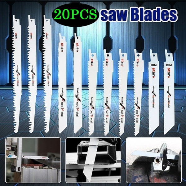 HOTBEST 4PCS Steel Hack Saw Curve Saw Jigsaw Blade Cutters Saw Blades