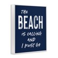 thumbnail image 2 of Stupell Industries Coastal Beach Is Calling Summer Sentiment White Framed Giclee Art, 11 x 14, by Lettered and Lined, 2 of 8