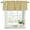 Light Beige Mustard Yellow, variant on Brown Floral Curtain Valances for Windows, Kitchen Valance Window Treatments Panel 2 Pack, Vintage Rustic Flowers Botanical Spring Rod Pocket Short Curtains for Bathroom Bedroom 54 x 18 Inch
