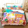 thumbnail image 2 of New eggy party Digital Printing Sanding Bedding Four-piece Set Three-piece Set eggy party Bed Sheet, 2 of 6