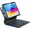 Black, variant on Keyboard Case for iPad A16 11/10, Magnetic Magic-Stand, Floating Design, Durable Spindles, Multi-Touch Trackpad, 7 Colors Backlit, Stain Resistant PU, Bluetooth