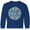 Royal Blue, variant on Inktastic Nana's Valentine with Flower Circle Long Sleeve Youth T-Shirt