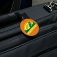 thumbnail image 5 of Gumby Stretching That's A Stretch Exercise Round Luggage ID Tag Card Suitcase Carry-On, 5 of 7
