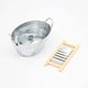 thumbnail image 2 of 2 Sets Mini House Basin Wash Board Decor Dollhouse Miniature Basin Washboard Bucket Set Mini Furniture, 2 of 4