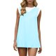 thumbnail image 5 of Sexy Vestido Casual para las Mujeres Verano Cómodo Cuello Redondo Vestido sin Mangas, Poliéster Lápiz Silueta Sudadera, Lavado de Manos Mujeres, 5 of 9