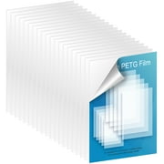 5 pcak Acrylic Sheet Plexiglass Sheet Clear Acrylic Perspex Sheet Plastic Sheeting, Durable Water Resistant PET Sheet, for Crafting Projects, Picture Frames, Cricut Cutting and More, 2/5/10/20pcs