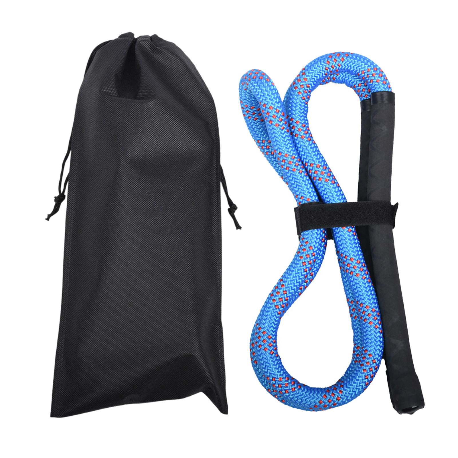 Baoblaze Golf Swing Rope Trainer Golf Practice Anti Slip Grip Golf Swing Blue Rope Black Grip