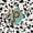 White Black Brown P, variant on meiyoeat Cow Print Monogram A Bedding For Boys,Western Leopard Initial Duvet Cover Full,Black Reversible,3pcs,1 Duvet Cover and 2 Pillowcases
