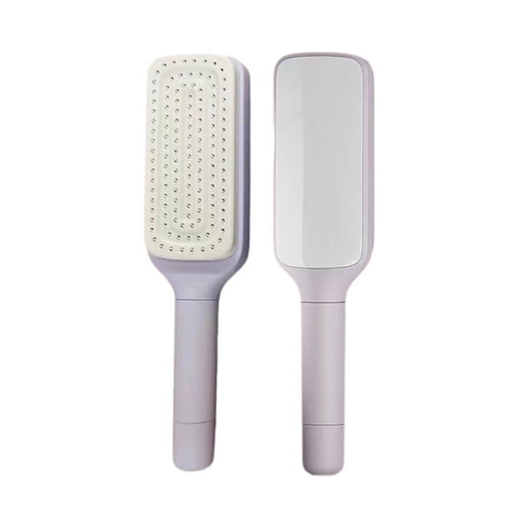 Upgraded Self-Cleaning Hair Brush for Women, Anti-Static Retractable Hair Brush with Massage Bristles, Easy Clean Detangling Comb for Hair Removal and Hair Loss Care, Suitable for All Hair Types